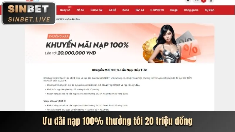 Khuyến mãi chào mừng thành viên mới 566bet